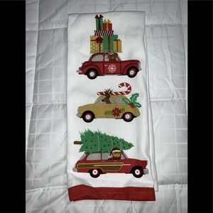 Christmas Decor tea towel- never used